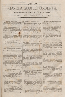 Gazeta Korrespondenta Warszawskiego i Zagranicznego. 1798, nr 20