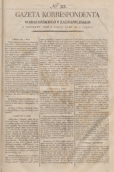 Gazeta Korrespondenta Warszawskiego i Zagranicznego. 1798, nr 22