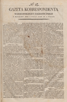 Gazeta Korrespondenta Warszawskiego i Zagranicznego. 1798, nr 23