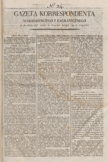 Gazeta Korrespondenta Warszawskiego i Zagranicznego. 1798, nr 24