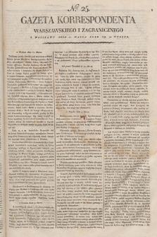 Gazeta Korrespondenta Warszawskiego i Zagranicznego. 1798, nr 25