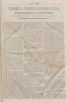 Gazeta Korrespondenta Warszawskiego i Zagranicznego. 1798, nr 26