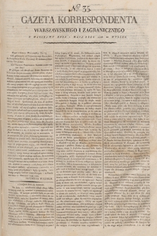 Gazeta Korrespondenta Warszawskiego i Zagranicznego. 1798, nr 35