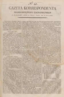 Gazeta Korrespondenta Warszawskiego i Zagranicznego. 1798, nr 41