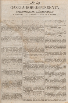 Gazeta Korrespondenta Warszawskiego i Zagranicznego. 1798, nr 49