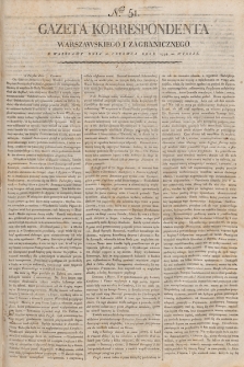 Gazeta Korrespondenta Warszawskiego i Zagranicznego. 1798, nr 51