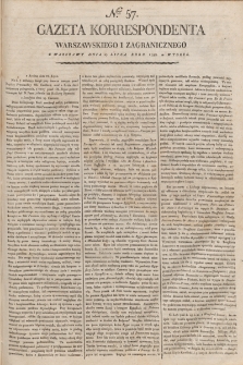 Gazeta Korrespondenta Warszawskiego i Zagranicznego. 1798, nr 57