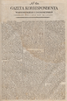 Gazeta Korrespondenta Warszawskiego i Zagranicznego. 1798, nr 60