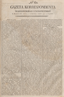 Gazeta Korrespondenta Warszawskiego i Zagranicznego. 1798, nr 62