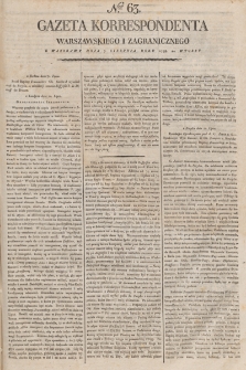 Gazeta Korrespondenta Warszawskiego i Zagranicznego. 1798, nr 63