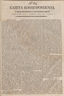Gazeta Korrespondenta Warszawskiego i Zagranicznego. 1798, nr 64