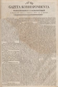 Gazeta Korrespondenta Warszawskiego i Zagranicznego. 1798, nr 69
