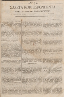 Gazeta Korrespondenta Warszawskiego i Zagranicznego. 1798, nr 73