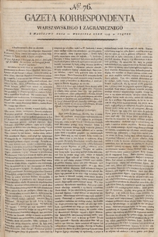 Gazeta Korrespondenta Warszawskiego i Zagranicznego. 1798, nr 76