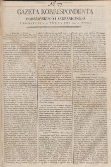 Gazeta Korrespondenta Warszawskiego i Zagranicznego. 1798, nr 77