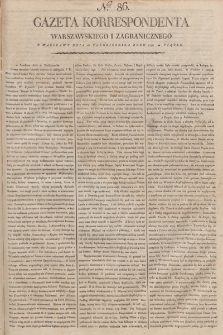 Gazeta Korrespondenta Warszawskiego i Zagranicznego. 1798, nr 86