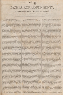 Gazeta Korrespondenta Warszawskiego i Zagranicznego. 1798, nr 88