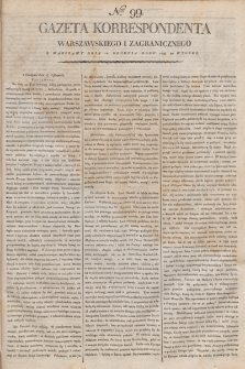 Gazeta Korrespondenta Warszawskiego i Zagranicznego. 1798, nr 99