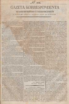 Gazeta Korrespondenta Warszawskiego i Zagranicznego. 1798, nr 101