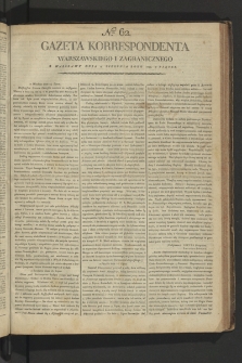 Gazeta Korrespondenta Warszawskiego i Zagranicznego. 1799, nr 62