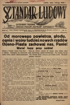 Sztandar Ludowy : ilustrowany tygodnik oświatowy, społeczny, polityczny i gospodarczy. 1925, nr 5