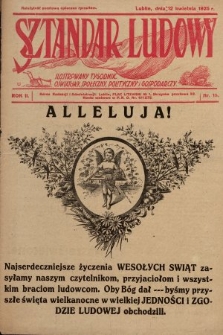 Sztandar Ludowy : ilustrowany tygodnik oświatowy, społeczny, polityczny i gospodarczy. 1925, nr 15
