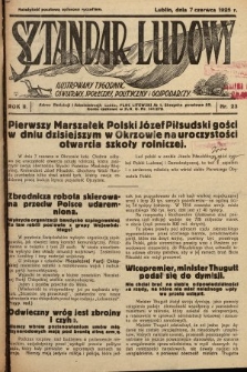 Sztandar Ludowy : ilustrowany tygodnik oświatowy, społeczny, polityczny i gospodarczy. 1925, nr 23