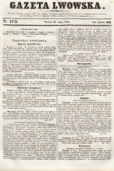 Gazeta Lwowska. 1851, nr 173