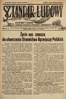 Sztandar Ludowy : ilustrowany tygodnik oświatowy, społeczny, polityczny i gospodarczy. 1925, nr 28