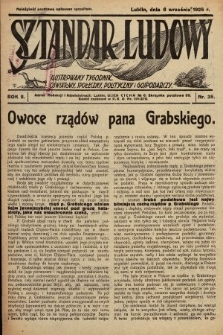 Sztandar Ludowy : ilustrowany tygodnik oświatowy, społeczny, polityczny i gospodarczy. 1925, nr 35