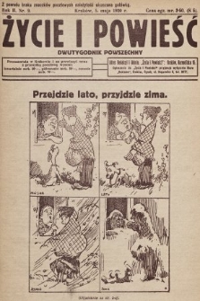 Życie i Powieść : dwutygodnik powszechny. 1920, nr 9