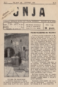Unja : czasopismo poświęcone sprawie Unji i Kresów Wschodnich. 1928, nr 3