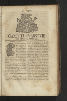 Gazette de Varsovie. 1759, nr 26