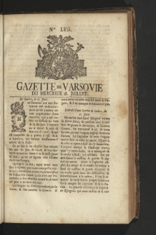 Gazette de Varsovie. 1759, nr 57