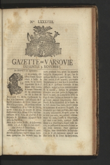 Gazette de Varsovie. 1759, nr 88