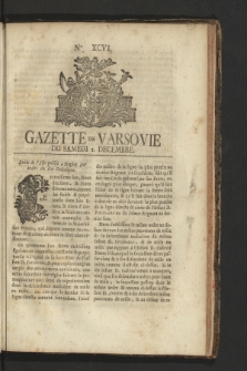 Gazette de Varsovie. 1759, nr 96