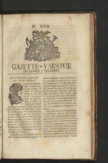Gazette de Varsovie. 1759, nr 97