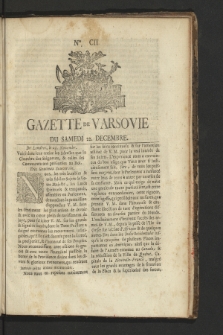 Gazette de Varsovie. 1759, nr 102