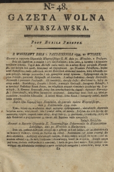 Gazeta Wolna Warszawska. 1794, nr 48