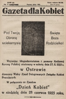 Gazeta dla Kobiet. 1925, nr 7