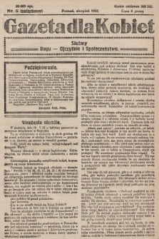 Gazeta dla Kobiet. 1925, nr 8 (związkowy)