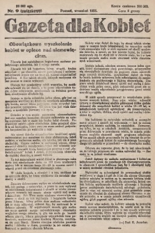 Gazeta dla Kobiet. 1925, nr 9 (związkowy)