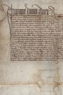 Dokument króla Władysława Jagiełły dotyczący przeniesienia Gorlic z prawa polskiego na magdeburskie