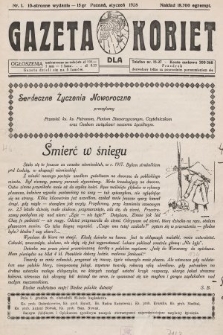 Gazeta dla Kobiet. 1928, nr 1