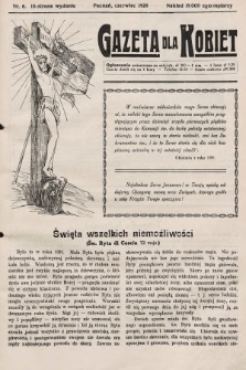 Gazeta dla Kobiet. 1928, nr 6