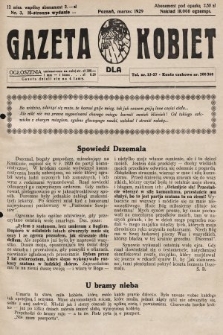Gazeta dla Kobiet. 1929, nr 3