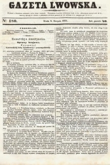 Gazeta Lwowska. 1851, nr 180