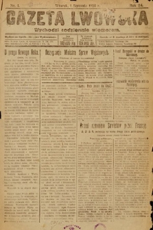 Gazeta Lwowska. 1924, nr 1