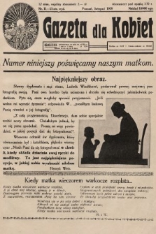Gazeta dla Kobiet. 1929, nr 11