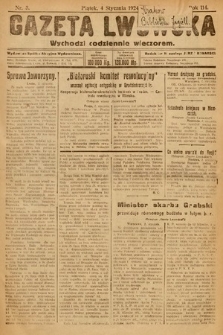 Gazeta Lwowska. 1924, nr 3